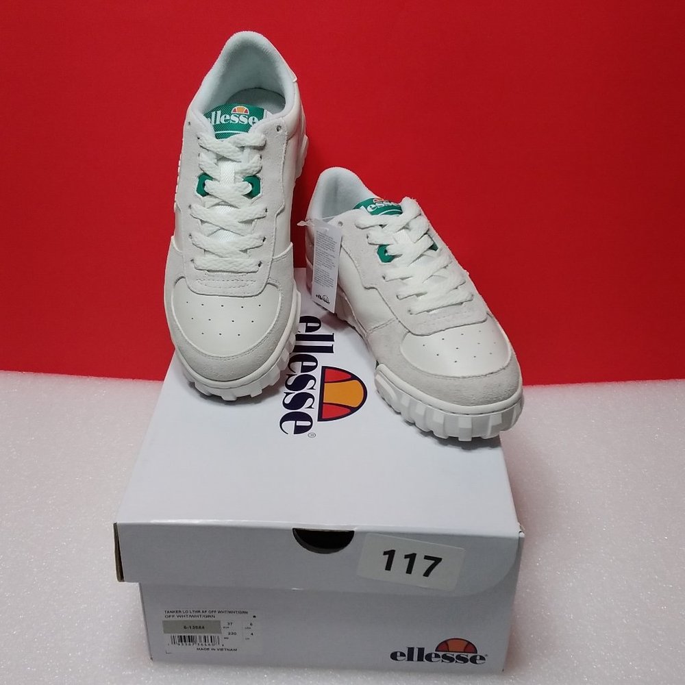 ELLESSE TANKER LO LTHR AF OFF  SIZE-6  COD/117